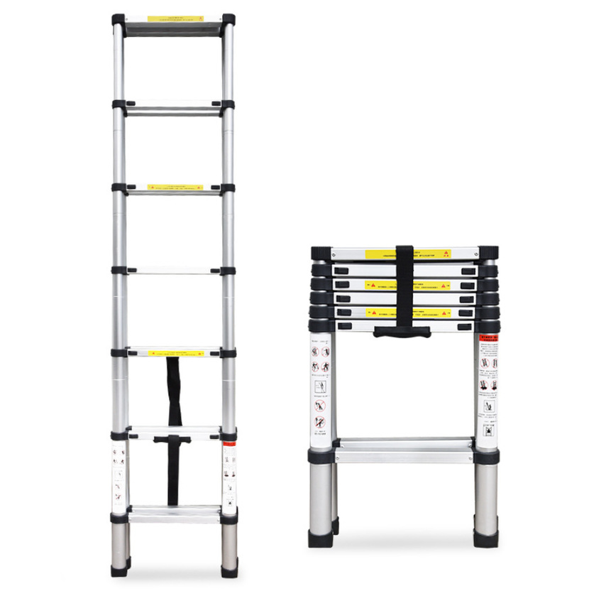 ﻿What role does the movable caster play on the mobile platform ladder